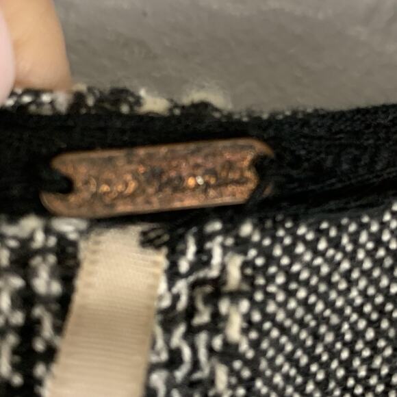 Free People Oversized Tunic Womens Small Hooded Boho Fringe Pockets Pullover Top - Picture 6 of 9